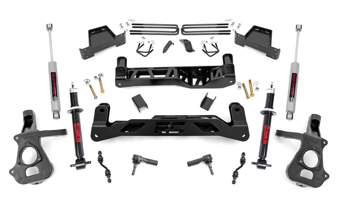 7in GM Suspension Lift Kit | Lifted Struts (14-18 1500 PU 2WD | Aluminum/Stamped Steel) 7in GM Suspension Lift Kit | Lifted Struts (14-18 1500 PU 2WD | Aluminum/Stamped Steel)
