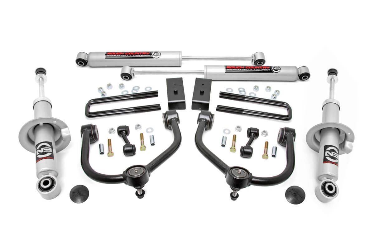 3in Nissan Bolt-On Lift Kit | Lifted Struts & N3 Shocks (04-19 Titan 2WD/4WD)