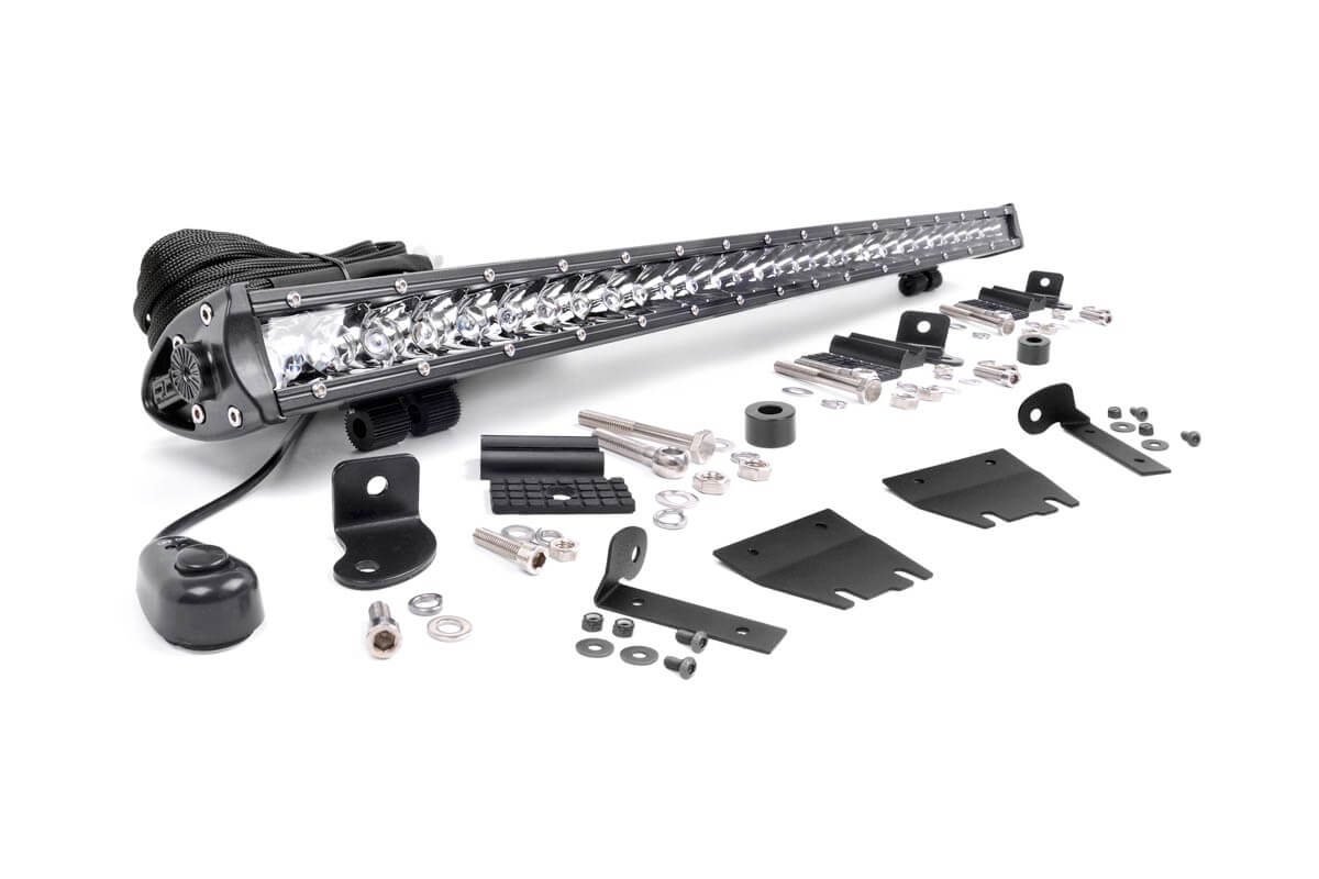 Jeep 30-inch LED Hood Kit (18-19 Wrangler JL | Chrome-Series)