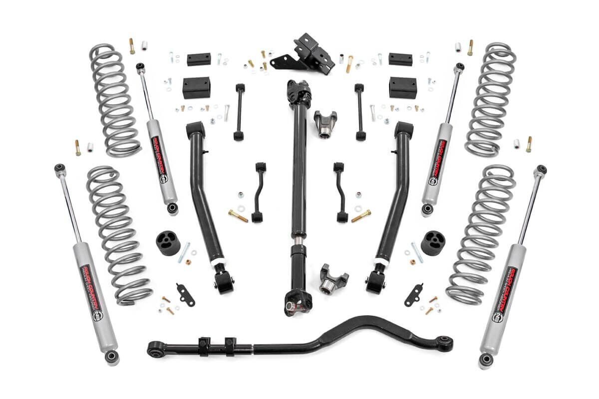 3.5in Jeep Suspension Lift Kit | Stage 2 Coils & Adj. Control Arms (18-19 Wrangler JL) 3.5in Jeep Suspension Lift Kit | Stage 2 Coils & Adj. Control Arms (18-19 Wrangler JL)