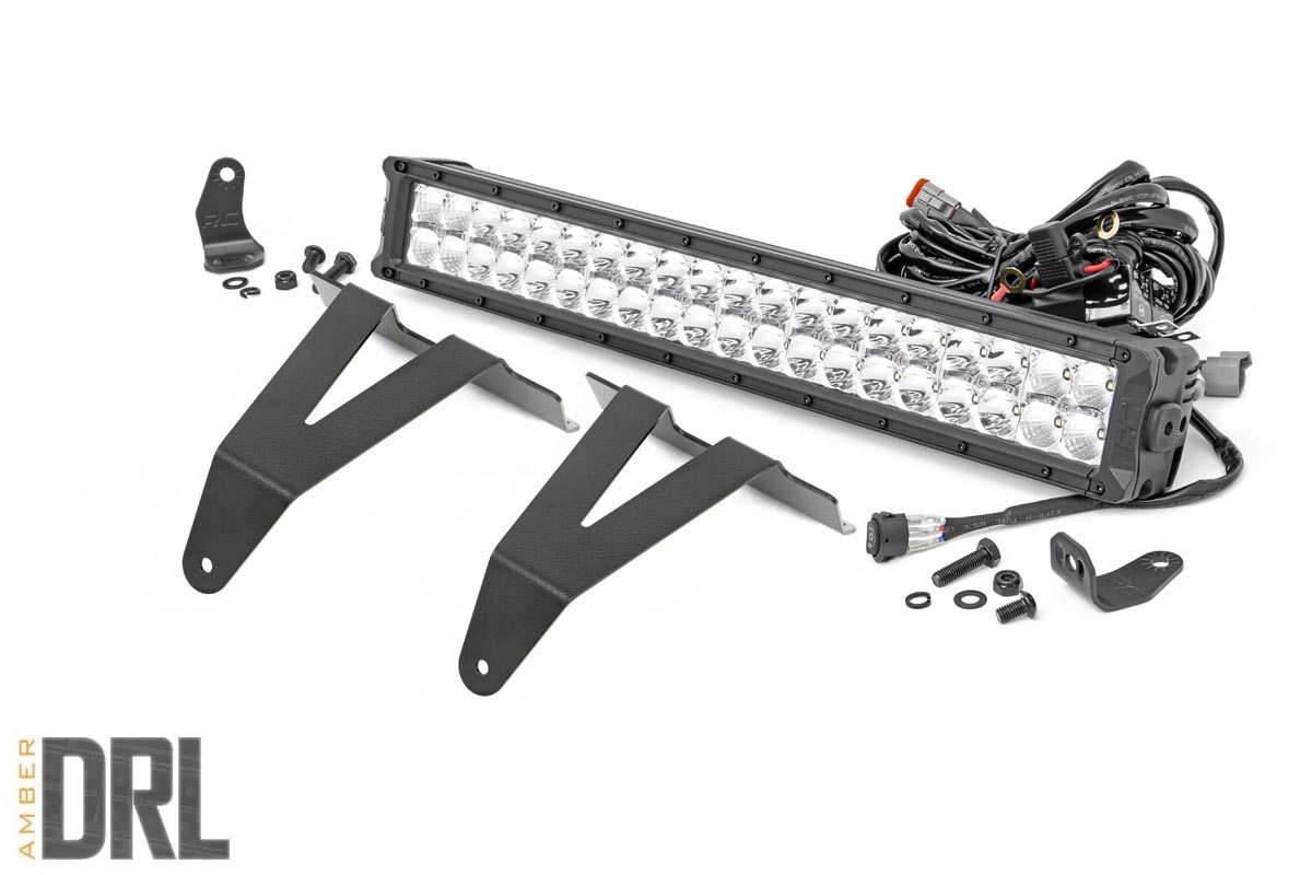 Dodge 20in LED Bumper Kit | Chrome Series w/ Amber DRL (2019 RAM 1500) Dodge 20in LED Bumper Kit | Chrome Series w/ Amber DRL (2019 RAM 1500)