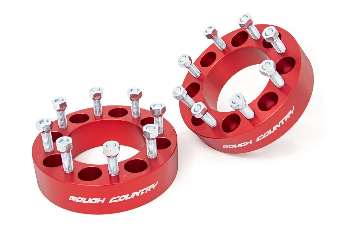2-inch Wheel Spacers (Pair | Red)