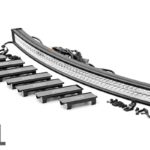 54-inch Curved Cree LED Light Bar – (Dual Row | Chrome Series w/ Cool White DRL))