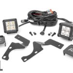 Toyota 2-inch LED Lower Windshield Ditch Kit (14-19 4-Runner | Chrome-Series w/ Amber DRL)