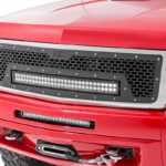 Chevrolet Mesh Grille w/30in Dual Row Black Series LED (07-13 Silverado 1500)