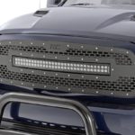 Dodge Mesh Grille w/30in Dual Row Black Series LED (13-18 Ram 1500)