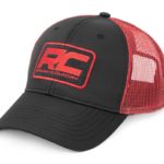 Rough Country Mesh Hat – Black & Red